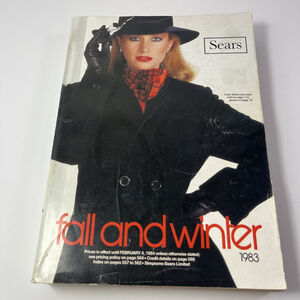 1983 Sears Fall And Winter Catalogue Canada Fashion Furniture Appliances 80s